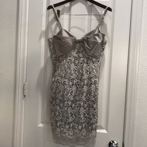Thin Perl straps dress